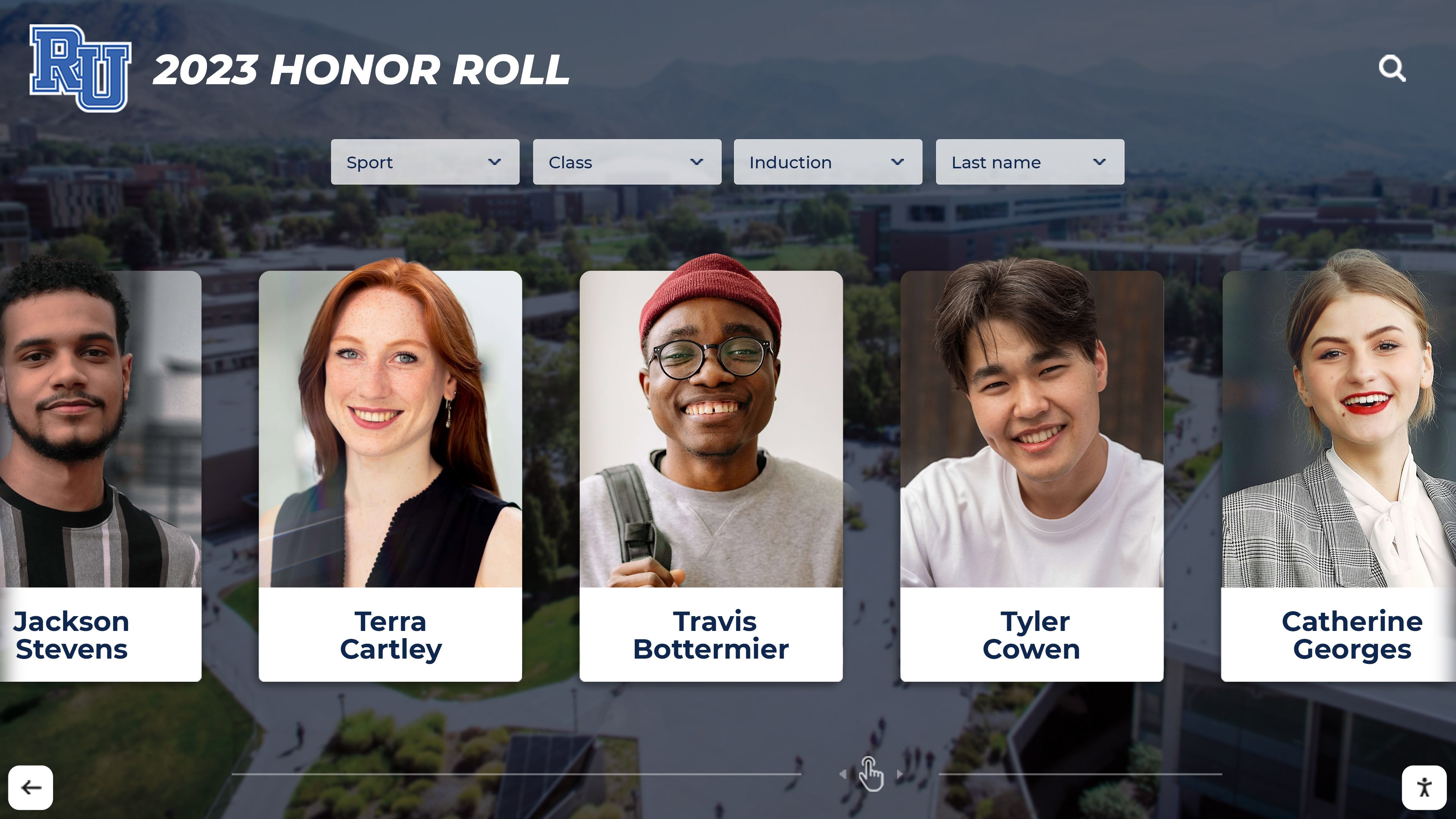 Student achievement display