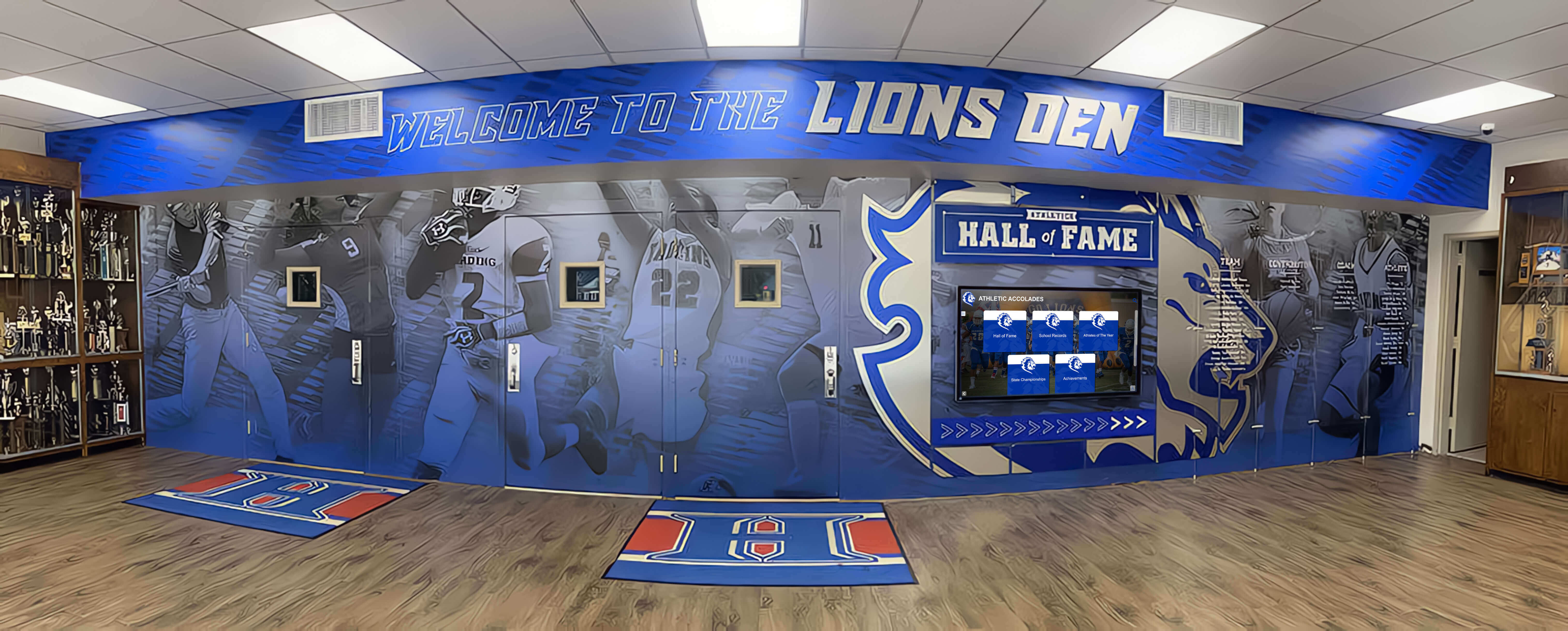 Hall of fame mural
